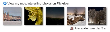 Alexander van der Sar - View my most interesting photos on Flickriver